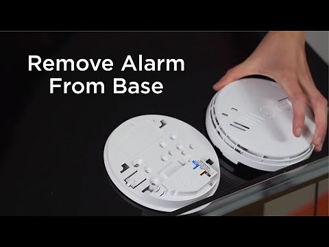 Remove Aico alarm from base