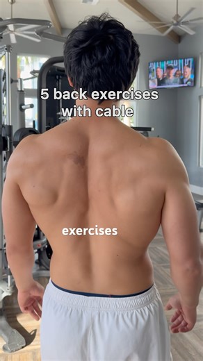 These are the 5 best back exercises with cable only