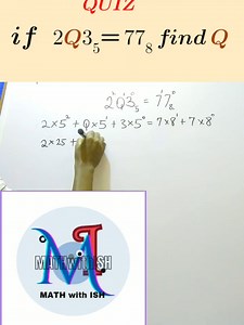 25 shares | Solution to our last post on Number Bases #math #mathematics #bases #ex #explore | MATH with ISH | Facebook