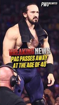 🚨𝘽𝙍𝙀𝘼𝙆𝙄𝙉𝙂🚨 PAC Passes Away At The Age Of 40