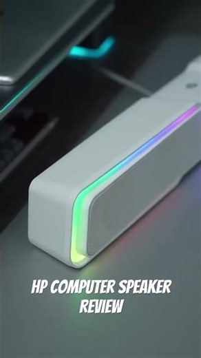 Sleek and Powerful: HP Computer Speaker Review #tech #smartspeaker #review