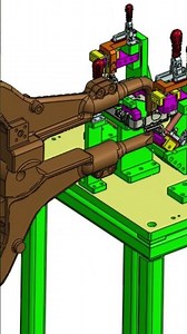#Airbags housing #Mechanical #design #Simulation #solidworks#Spot welding fixture #Robotic #viral