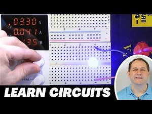 Ohm's Law, Voltage & Current Explained w/ Building Circuits