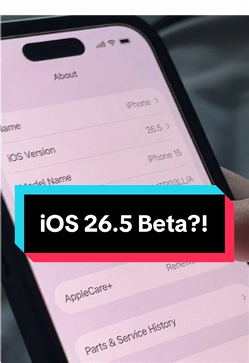 iOS 26.5 beta? 😍 | new ios update