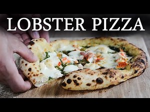 How To Make Cheesy Garlic Lobster Pizza In Roccbox Portable Pizza Oven | White Pizza Recipe Ideas