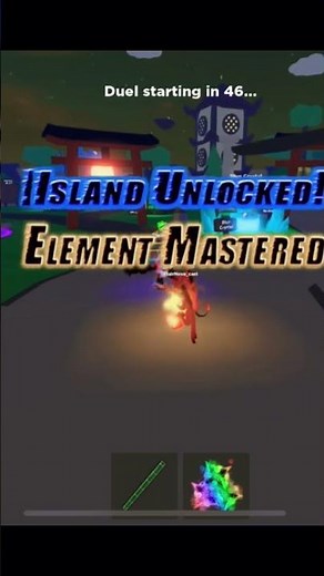 Mastering masterful wrath element ROBLOX ninja legends