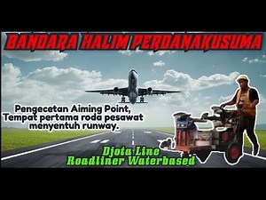 MARKA BANDARA RUNWAY || AIMING POINT. Roadliner Waterbased.
