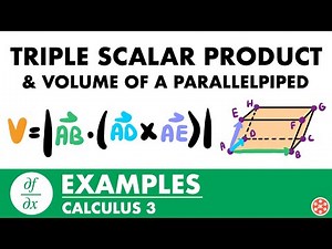 Volume of a Parallelepiped Using The Triple Scalar Product Examples | Calculus 3 - JK Math