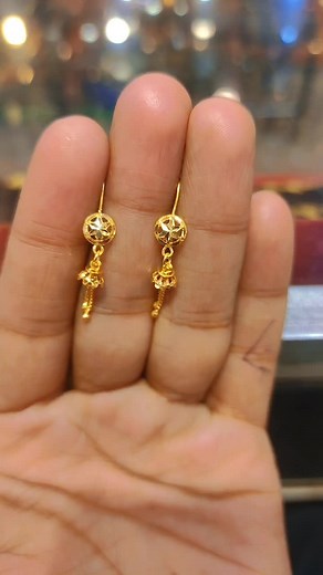 22k Gold Kaner Dul Earrings Collection