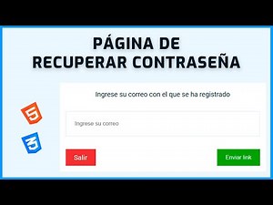 Página de recuperar contraseña [ html-css ]
