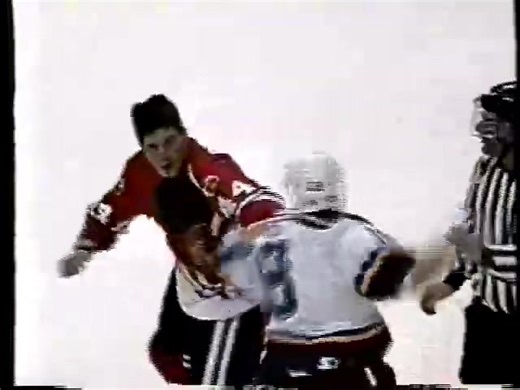 54K views · 640 reactions | Jan 07, 1999 • #HFonthisday Blackhawks (Bonvie)  Blues (Twist) hockeyfights.com/fights/566 2nd Period • #NHL Regular Season • #Blackhawks #StlBlues Kiel Center • St. Louis, MO | hockeyfights.com | Facebook