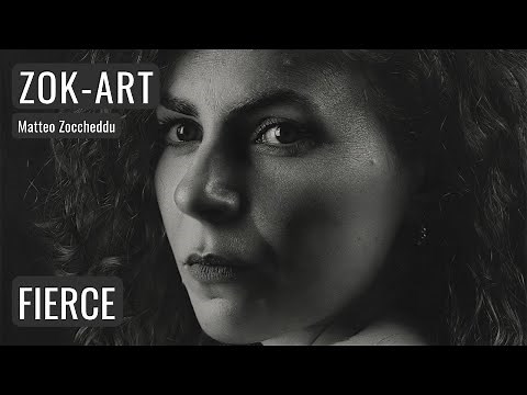 Hyperrealistic Charcoal Drawing "FIERCE" - Time-lapse