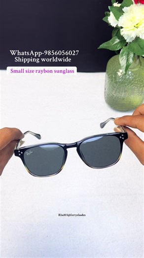 Ray-Ban Sunglasses 😎 | Worldwide Delivery 🌍 | WhatsApp: 9856056027 Step into timeless style with the iconic Ray-Ban collection — where premium quality meets unbeatable comfort. Whether you’re chasing sunsets, hitting the road, or making a statement, there’s a pair of Ray-Bans waiting to complete your look. ✨ From classic Aviators to bold Wayfarers, each frame is crafted to perfection for those who live life in style. ☀️ Order now and elevate your everyday look with authenticity and global ship