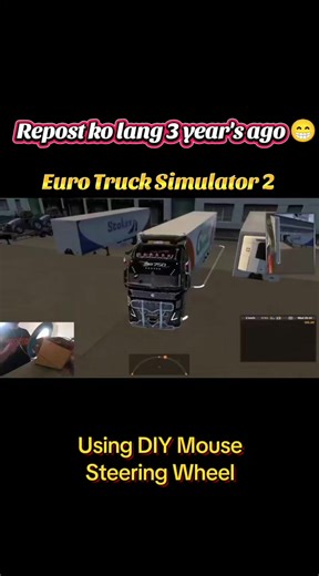 DIY Mouse Steering Wheel for Euro Truck Simulator