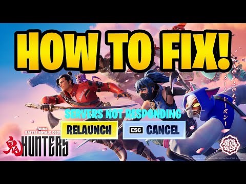 Why is Fortnite Servers Down? (How to Fix Fortnite Servers Not Responding Chapter 6 Downtime)