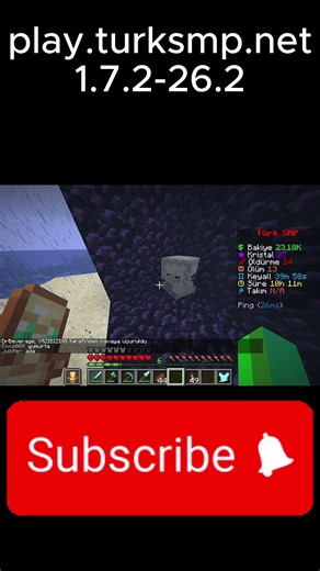 🔥 Minecraft TürkSmp! | Java 1.7.2–26.2 | Hemen Katıl! ⚔️💎 #shorts
