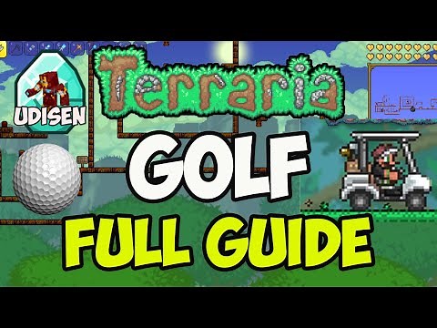TERRARIA Golf How to play (Full Guide) (EASY) | Terraria 1.4.4.9