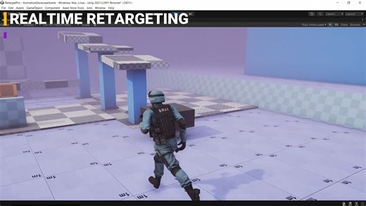 Unity插件 – 动画重定向 Retarget Pro