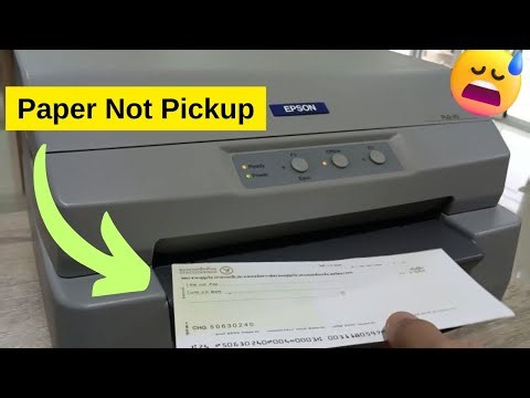 Epson PLQ 20 Passbook Printer Paper Not Picking | Epson PLQ 20 Paper Pickup Problem