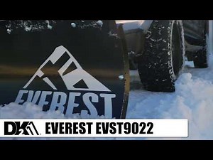 Detail K2 Everest Snow Plow - EVST9022 - In Action!