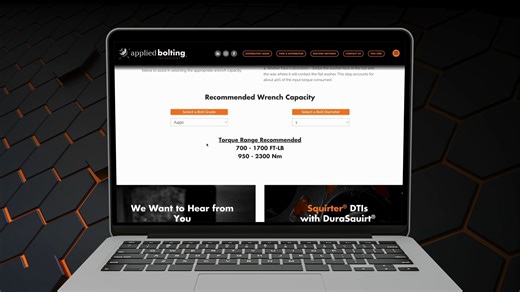 Did you know our new website includes a wrench capacity widget that shows torque range recommendations based on bolt grade and diameter? Check it out, plus more bolting education resources here: appliedbolting.com/bolting-resources/  #BoltingSolutions #TheBestWayToBolt #BoltingEducation #SquirterDTIs #BoltWithConfidence | Applied Bolting Technology | Facebook