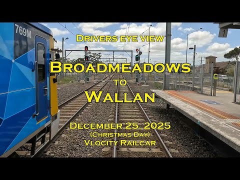 Drivers eye view, Broadmeadows to Wallan, BG VL, Dec 2025