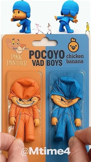 Unboxing Niddle Pop: Pocoyo, Bad Boyz, Pink Panther x Chicken Banana! 📦🍌🐔😂