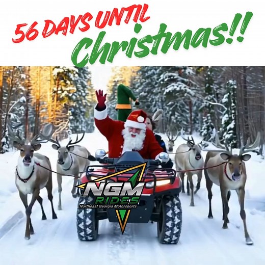 Take advantage of our Layaway Program! 🎅🛻 56 days ‘til Christmas and Santa’s already off-roading like he stole December. The elf’s face? Glitched into next year. The reindeer? Just trying to make sense of the half-elf torso haunting the background. AI holiday cheer is… evolving. Buckle up, it’s gonna be a weird sleigh ride. NGMRides.com #CountdownToChristmas #SantaNeedsANewEditor #motorsports #Suzuki #powersports #sale #atv #Christmas #AI #christmasmood #UTV #Rider #motorcycle #Layaway | North