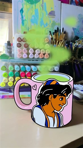 🍵 Animated Tea Steam Loop 🫖 #animation #procreate #procreatedreams