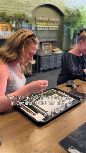 ✨ Things to do in Omaha ✨ Make your own custom perfume or cologne in Omaha’s Old Market! Choose your favorite scents, create a fragrance that’s uniquely yours, and take home your own signature bottle. No appointments needed—just show up and start blending! #thingstodoomaha #thingstodo #omaha #nebraska #VisitOmaha