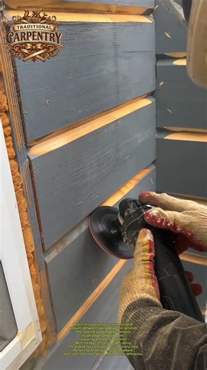 Siding Groove Sanding Tool Hack #DIY #Construction #Tools