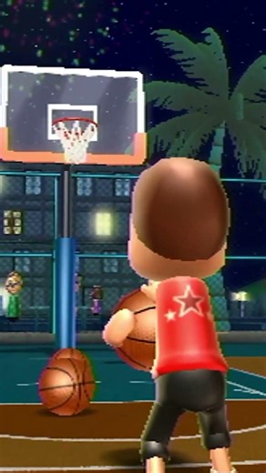 PLAYING BASKETBALL WITH A BUGGED CONTROLLER! | Wii Sports Resort | #shorts