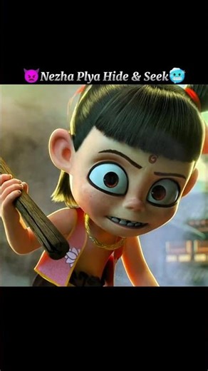 👿 Nezha Plya Hide and seek 😊 || Nezha Aura power || #shorts #nezha