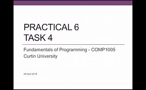 Practical 10 - Task 4 (Fundamentals of Programming)