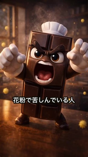 救世主はチョコとアーモンド🍫 #豆知識 #花粉症 #お菓子