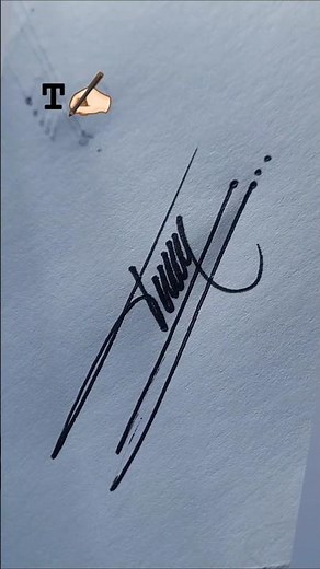 T Letter Sign | #sign Language for #beginners #handwriting #art #calligraphy #trending #viral #duet