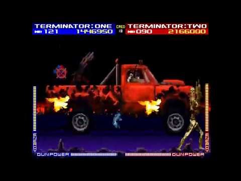 Terminator 2 arcade game (1991) 1 Player with 2 guns