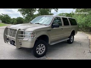 2005 Ford Excursion 4x4 V10 Limited Walk Around and Test Drive