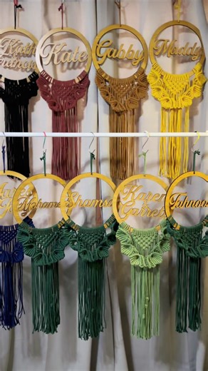 Beautiful Personalized Macrame Wall Hangings