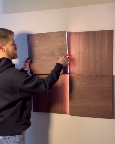 Exclusive Wood Panel With Backlight, 3d Wall Panels, Wall Panels, Wood Panel, Wall Paneling, Wood Panel With Lights, Oak. - Etsy