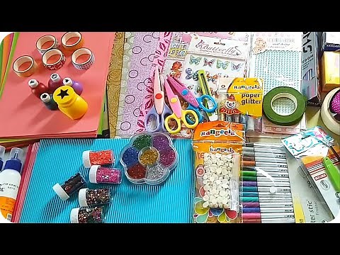 Craft stationery items / craft materials / MY STATIONERY AND CRAFT COLLECTION
