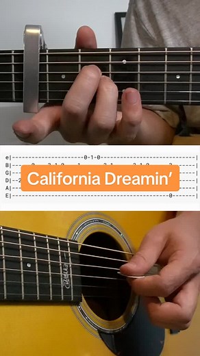 California Dreamin’ Guitar Tutorial | How to Play Mama & The Papas