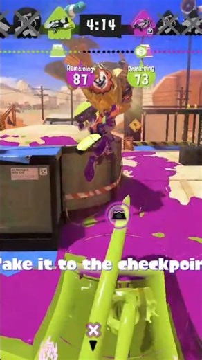 Navigating through the ink! 💧#splatoon3 #nintendo #gaming #clips #nintendoswitch #games #splatoon