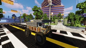 How to make a fully Working CAR in Minecraft using Create MOD Trackwork