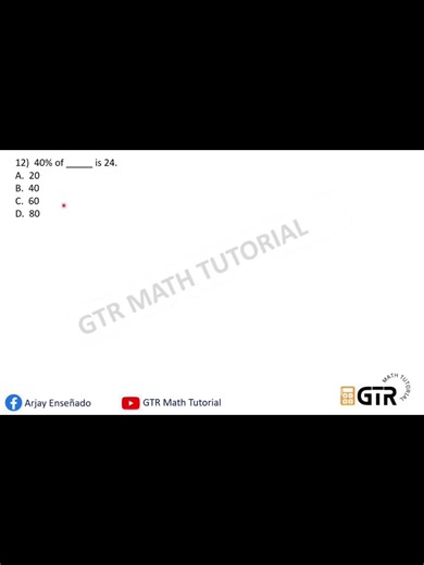 Civil Service Exam Review Complete video on Channel GTR Math Tutorial #arjayensenado #gtrmathtutorial #civilserviceexam