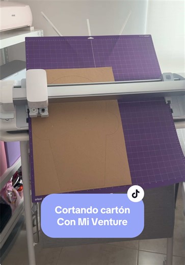 Cortando Cartón con la Cricut Venture