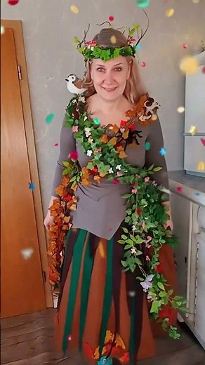 DIY Forest Fairy | Mother Nature Costume | Sewing & Decorating #diycostume #sewing #costumediy #c...