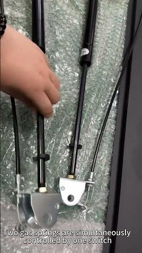 Dual-control Locking Gas springs for medical beds