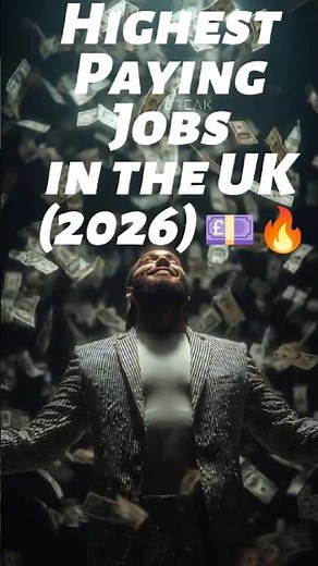 Highest Paying Jobs in the UK (2026) 💷🔥|#shorts