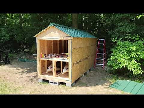Kayak Storage Unit Build June 2021